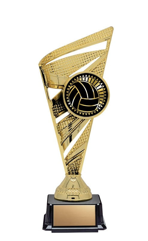 Gold or Silver Volleyball on Base 9’’ - Solar Series