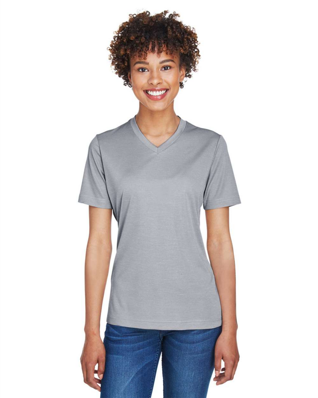Ladies' Sonic Heather Performance T-Shirt ─Team 365 TT11HW