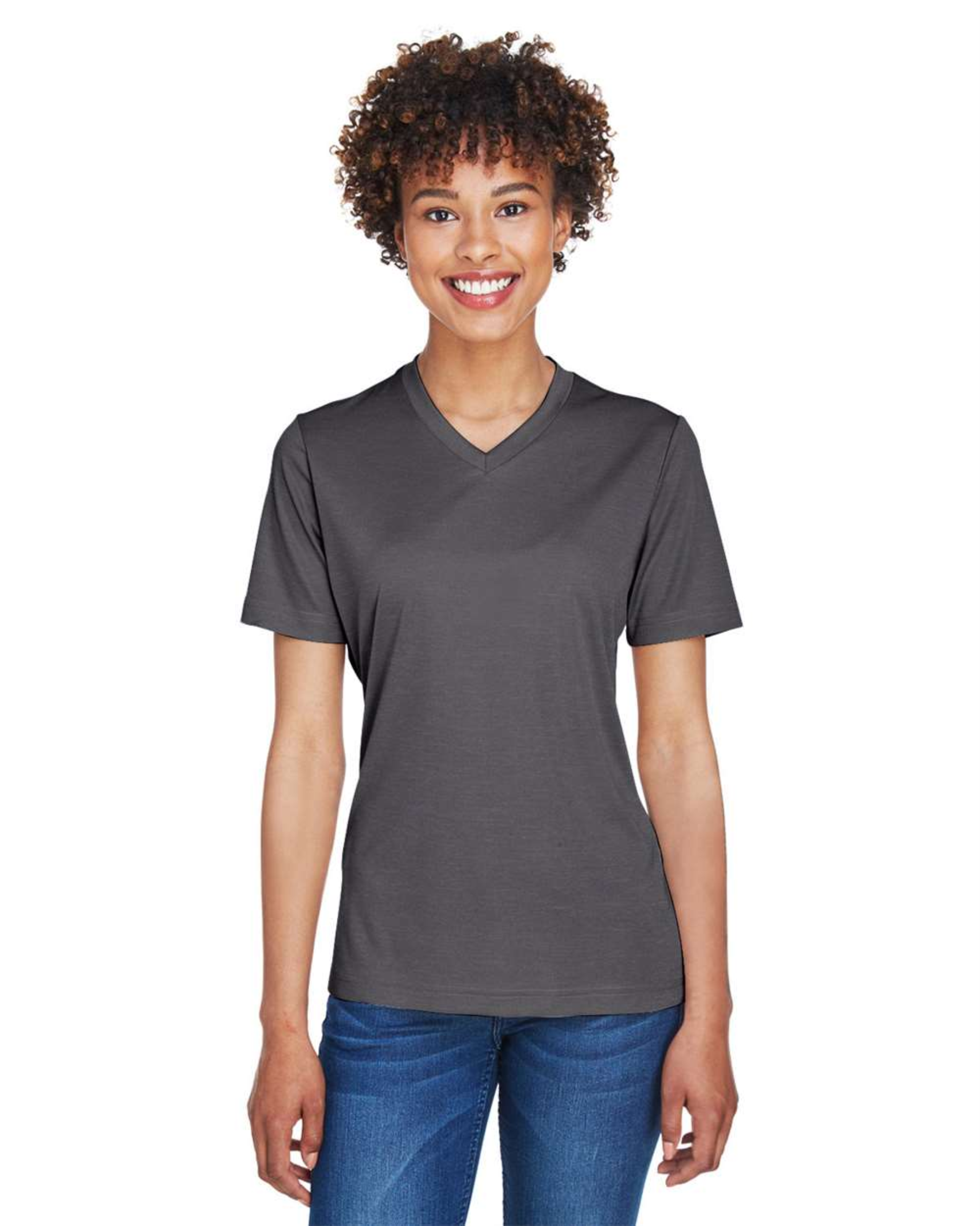 Ladies' Sonic Heather Performance T-Shirt ─Team 365 TT11HW