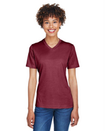 Ladies' Sonic Heather Performance T-Shirt ─Team 365 TT11HW
