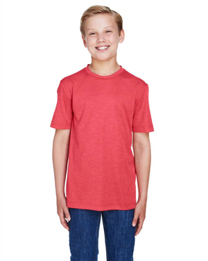 Youth Sonic Heather Performance T-Shirt ─ Team 365  TT11HY