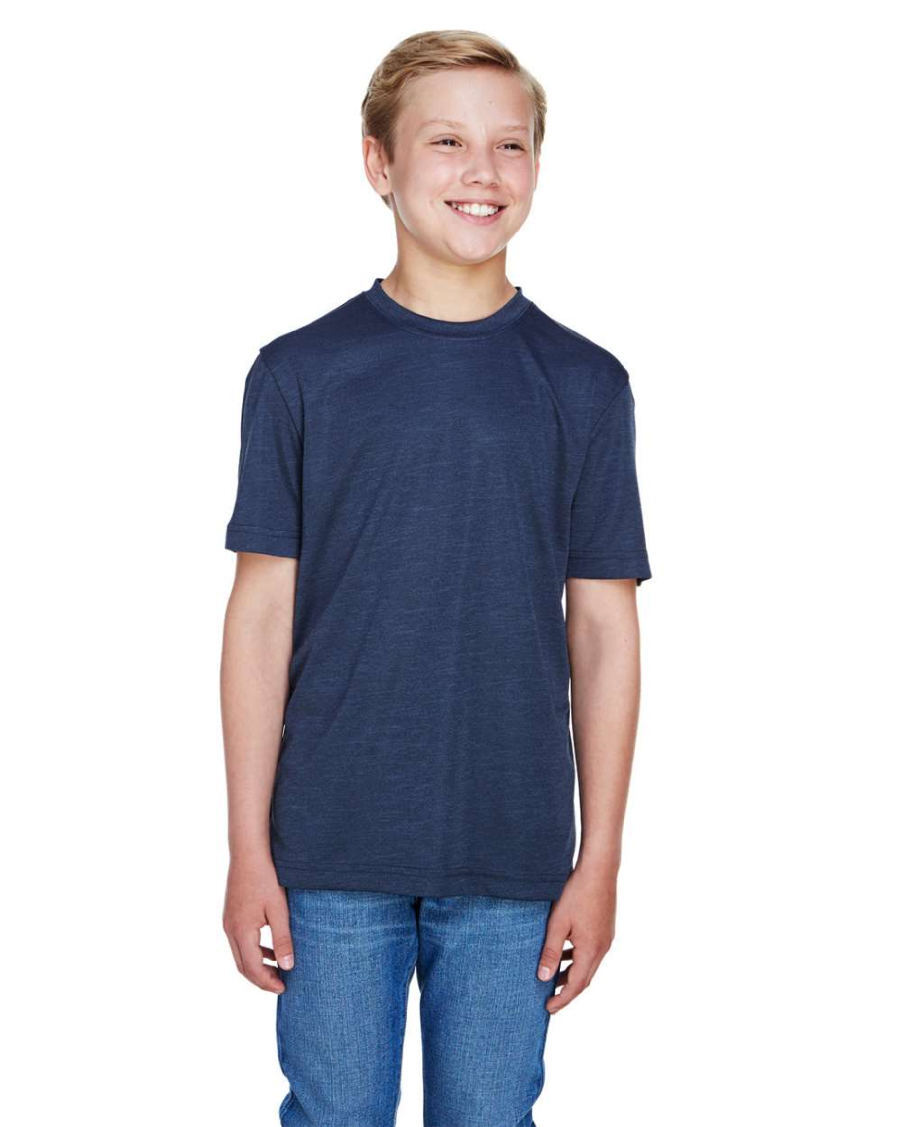 Youth Sonic Heather Performance T-Shirt ─ Team 365  TT11HY