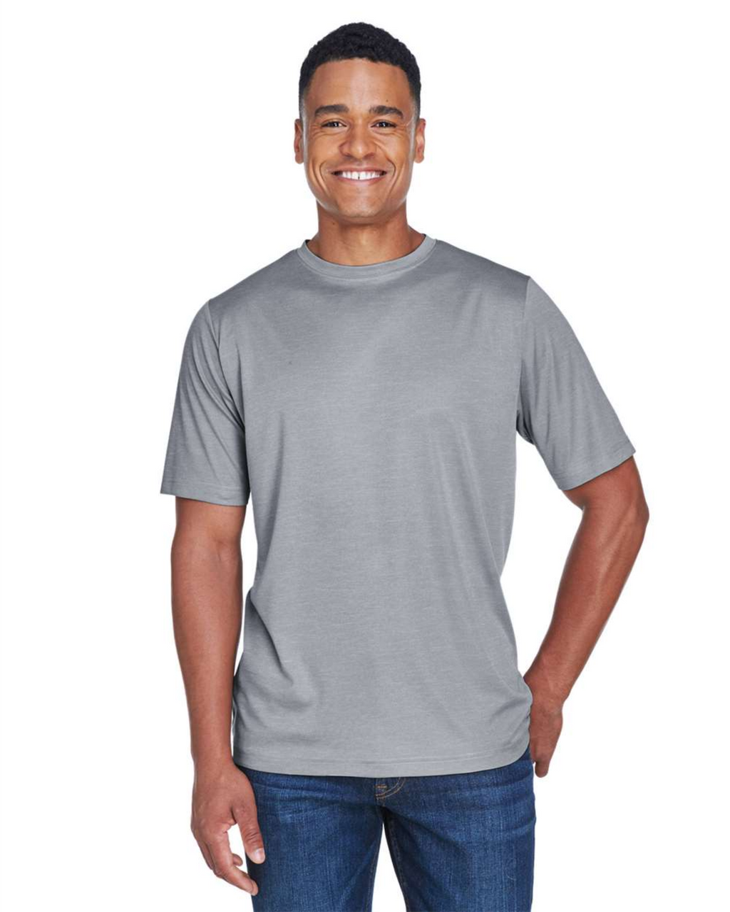 Sonic Heather Performance T-Shirt ─Team 365  TT11H