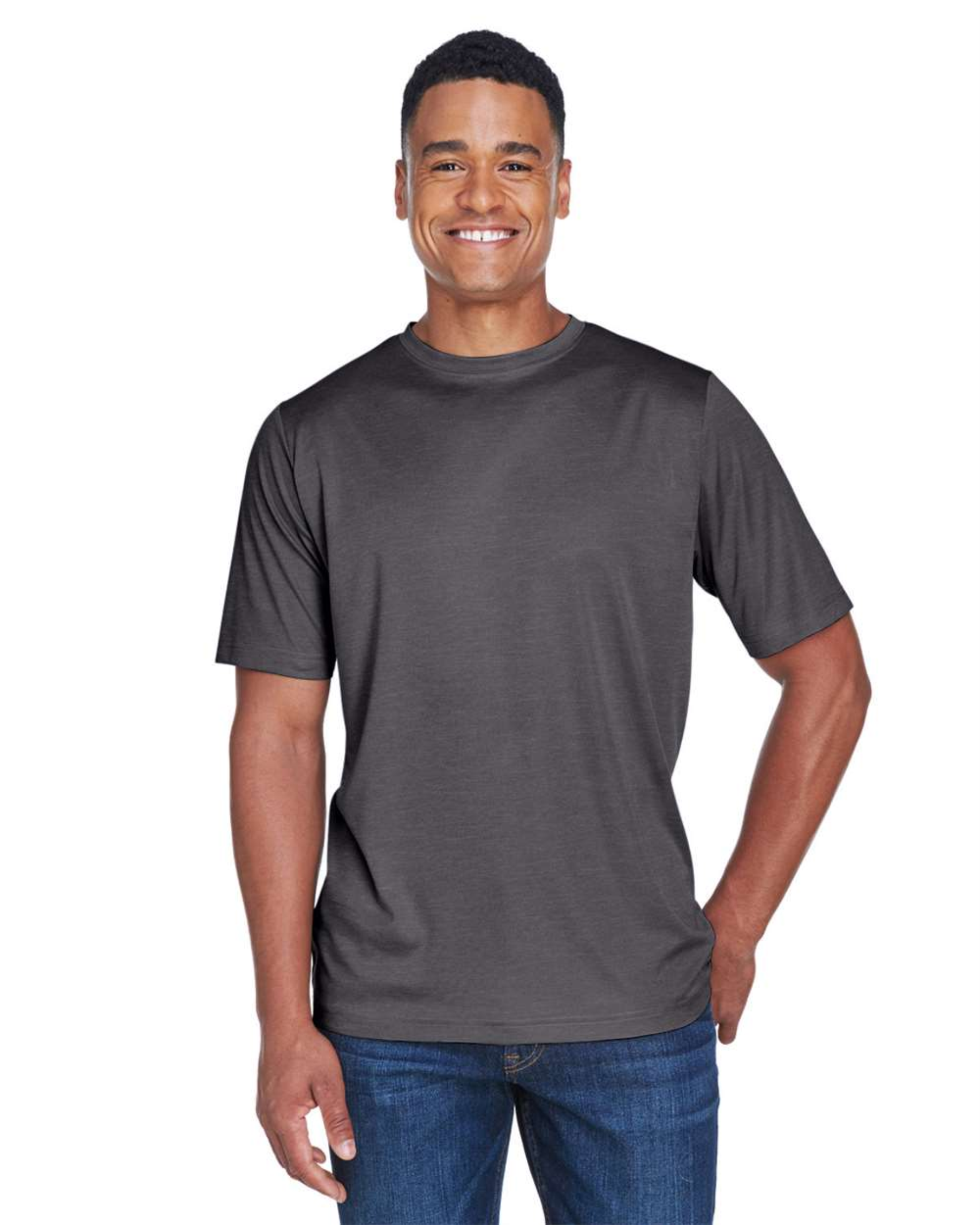 Sonic Heather Performance T-Shirt ─Team 365  TT11H