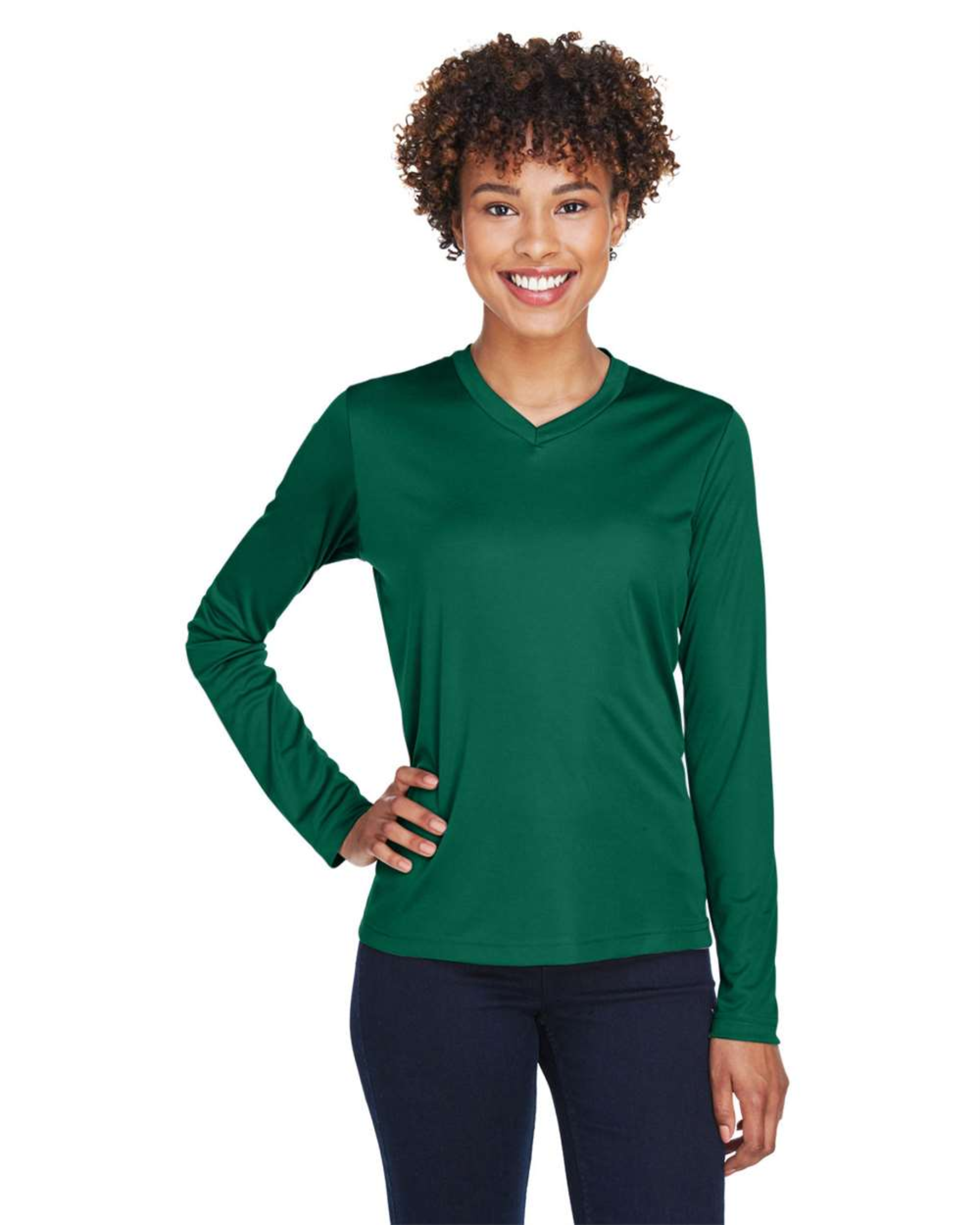 Zone Performance Ladies' Long Sleeve T-Shirt ─ Team 365 TT11WL