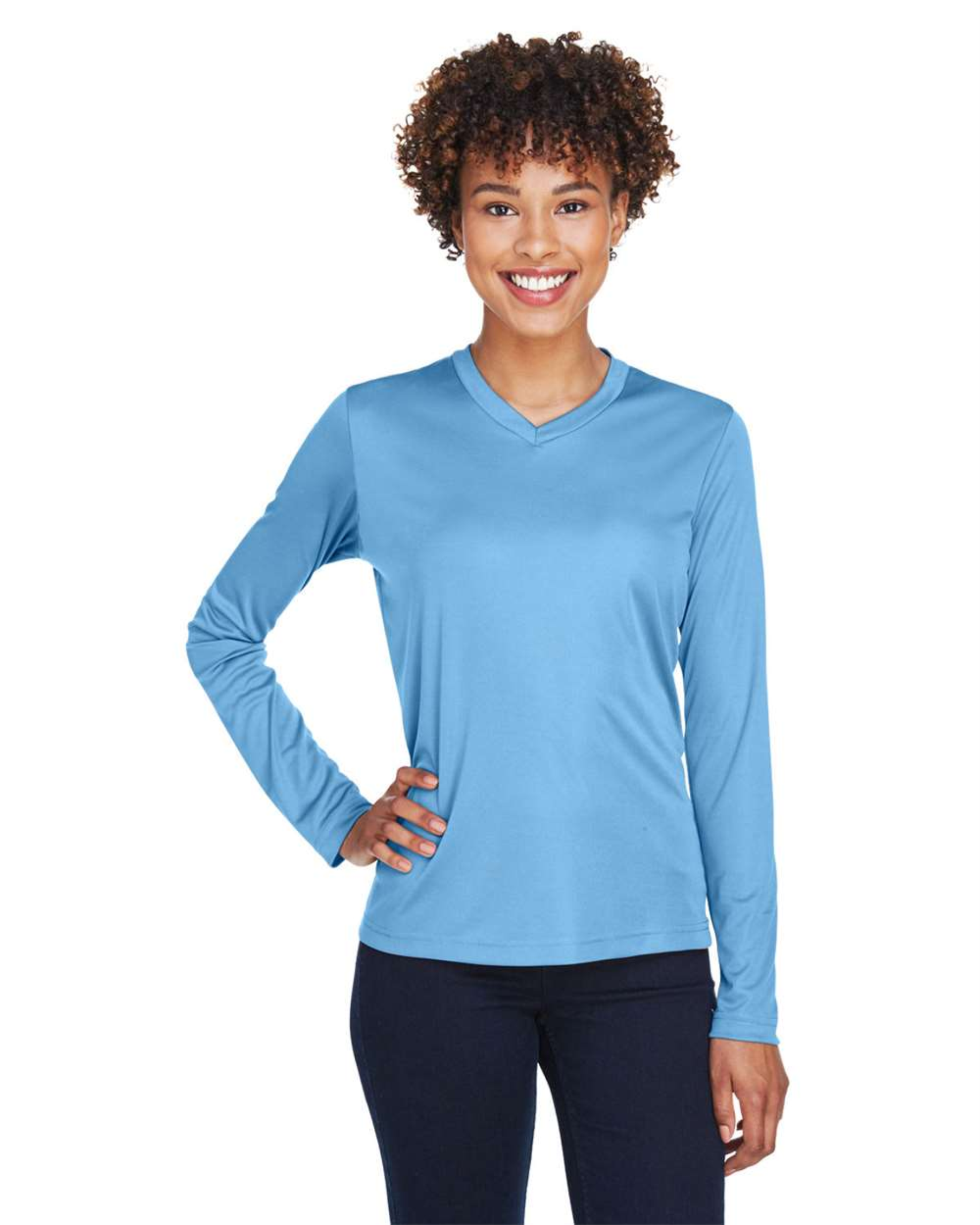 Zone Performance Ladies' Long Sleeve T-Shirt ─ Team 365 TT11WL