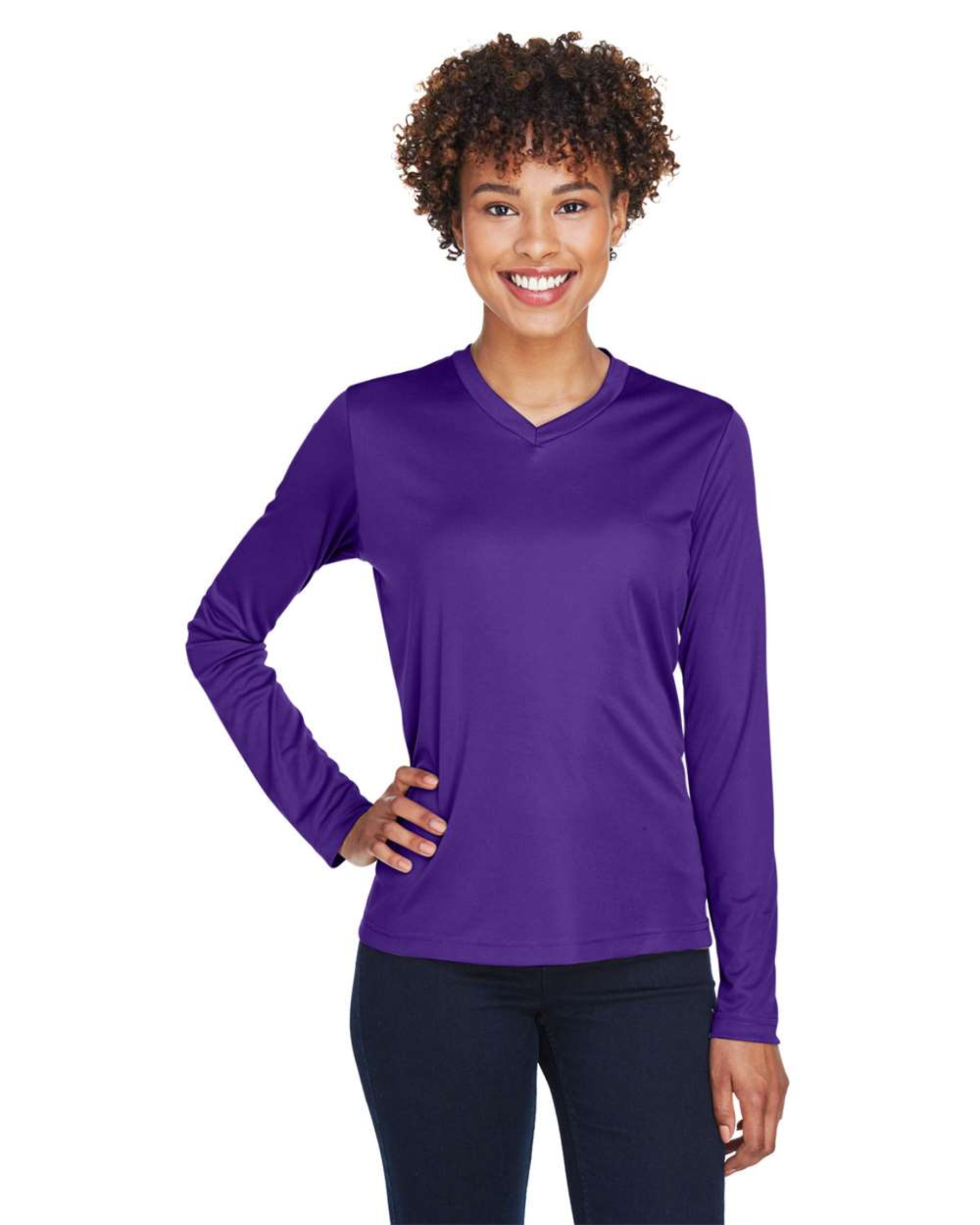Zone Performance Ladies' Long Sleeve T-Shirt ─ Team 365 TT11WL