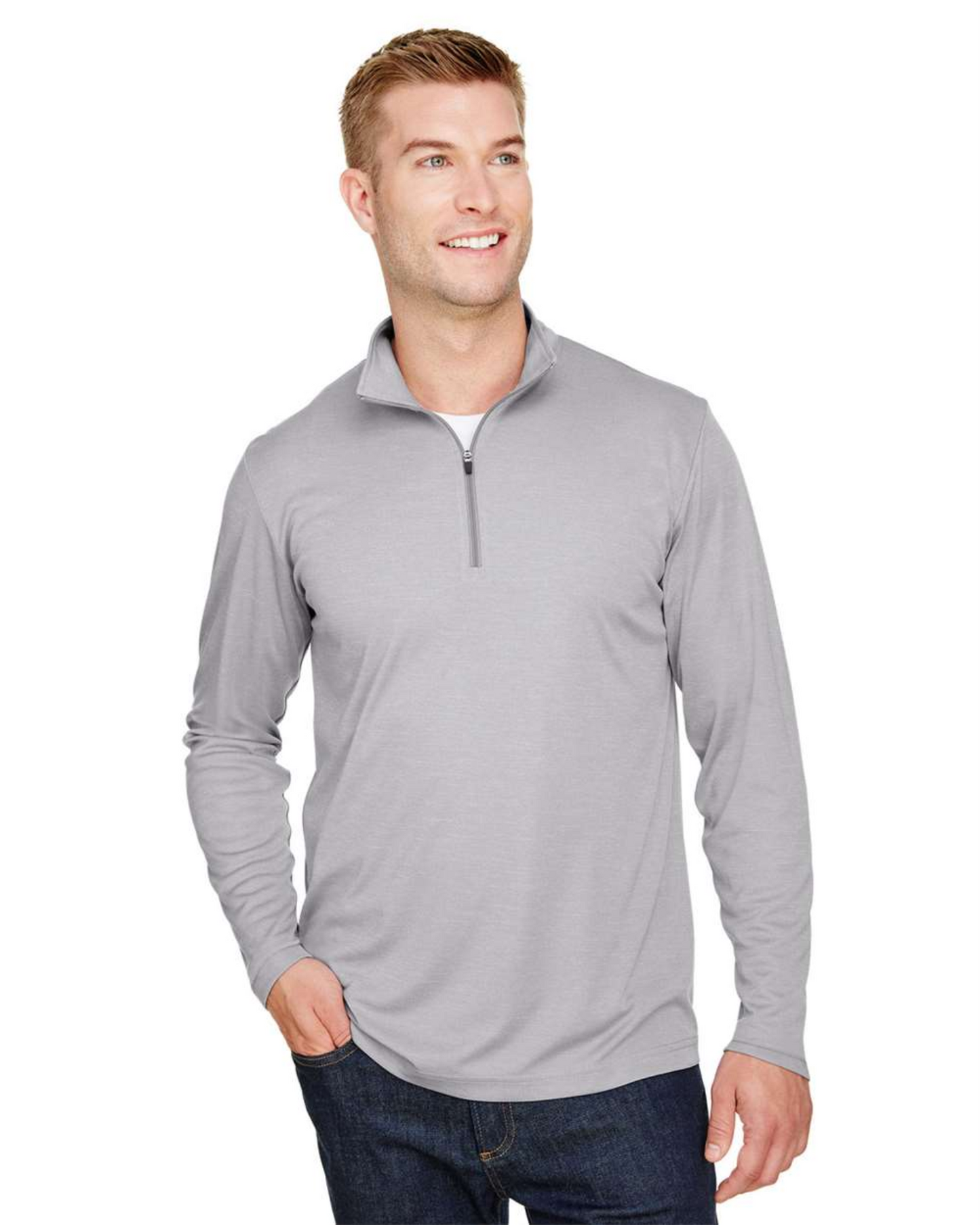 Zone Sonic Heather Performance Quarter-Zip Pullover ─ Team 365 - TT31H
