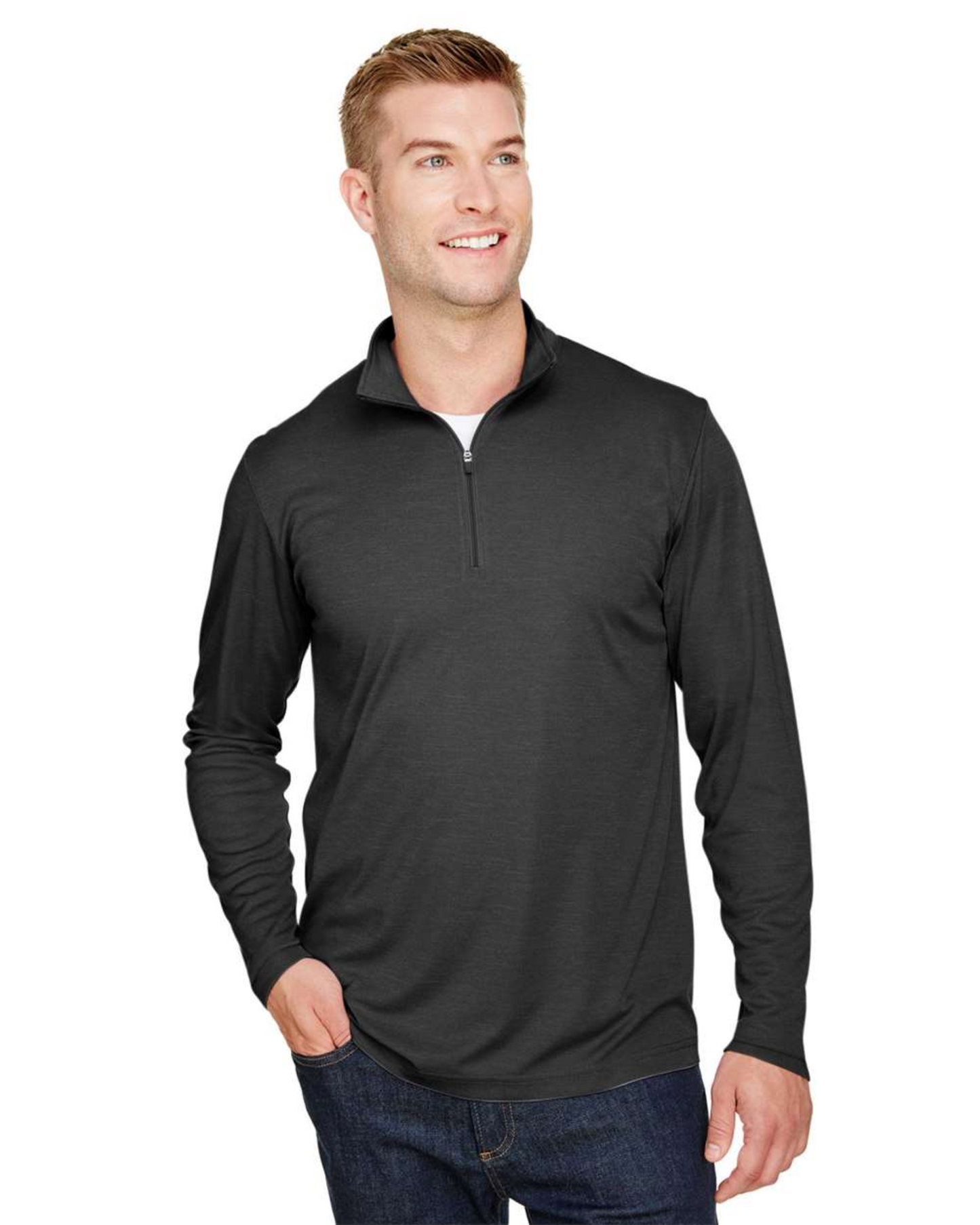 Zone Sonic Heather Performance Quarter-Zip Pullover ─ Team 365 - TT31H