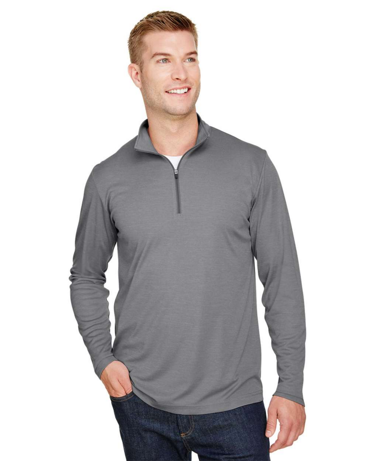 Zone Sonic Heather Performance Quarter-Zip Pullover ─ Team 365 - TT31H