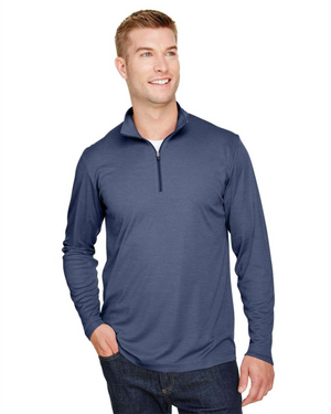 Zone Sonic Heather Performance Quarter-Zip Pullover ─ Team 365 TT31H