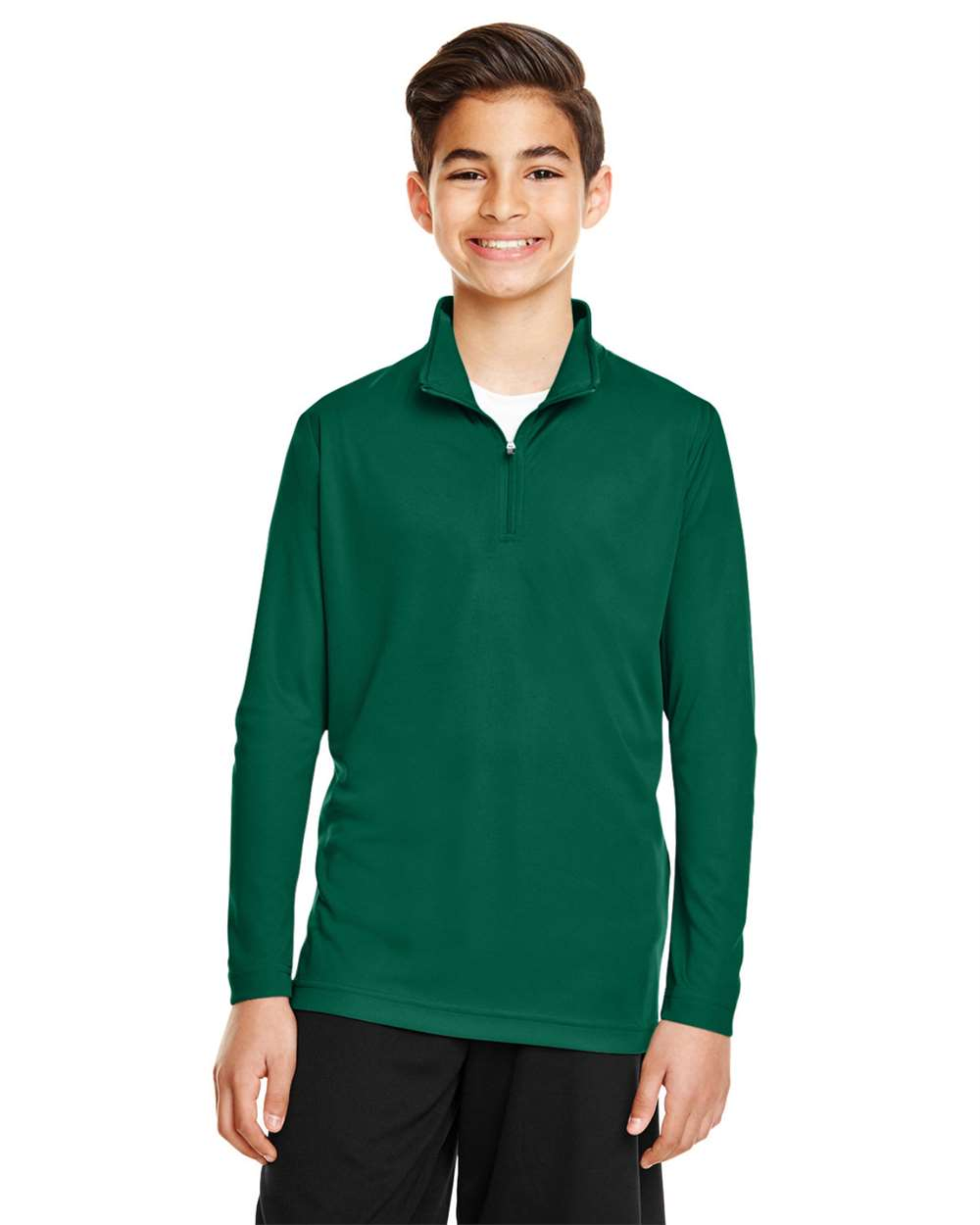 Youth Zone Performance Quarter-Zip Pullover ─ Team 365 TT31Y
