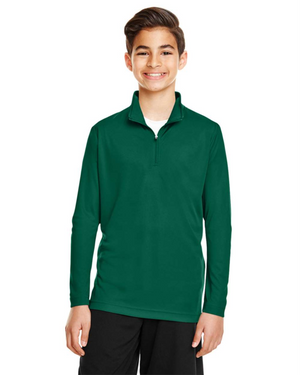 Youth Zone Performance Quarter-Zip Pullover ─ Team 365 TT31Y