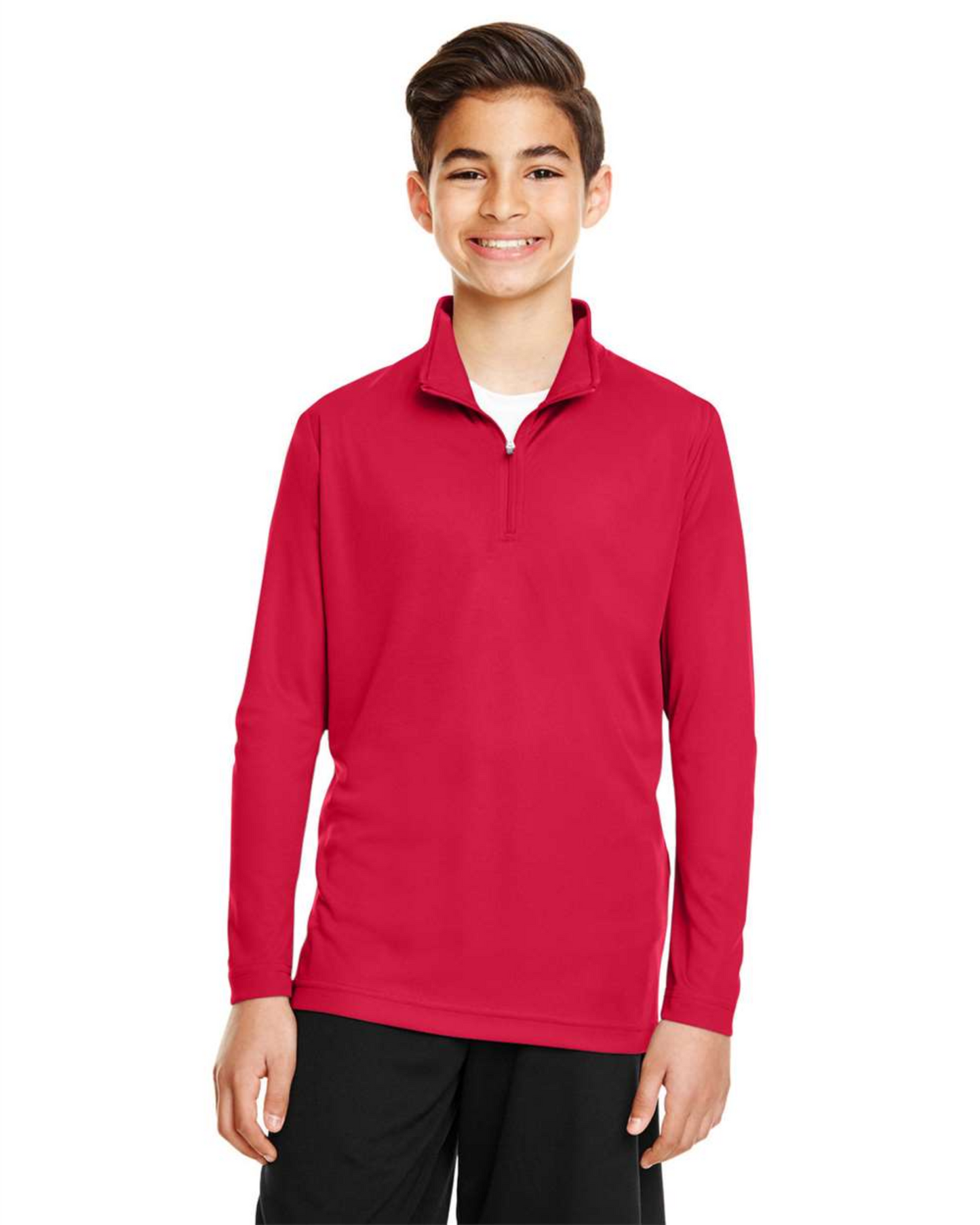 Youth Zone Performance Quarter-Zip Pullover ─ Team 365 - TT31Y