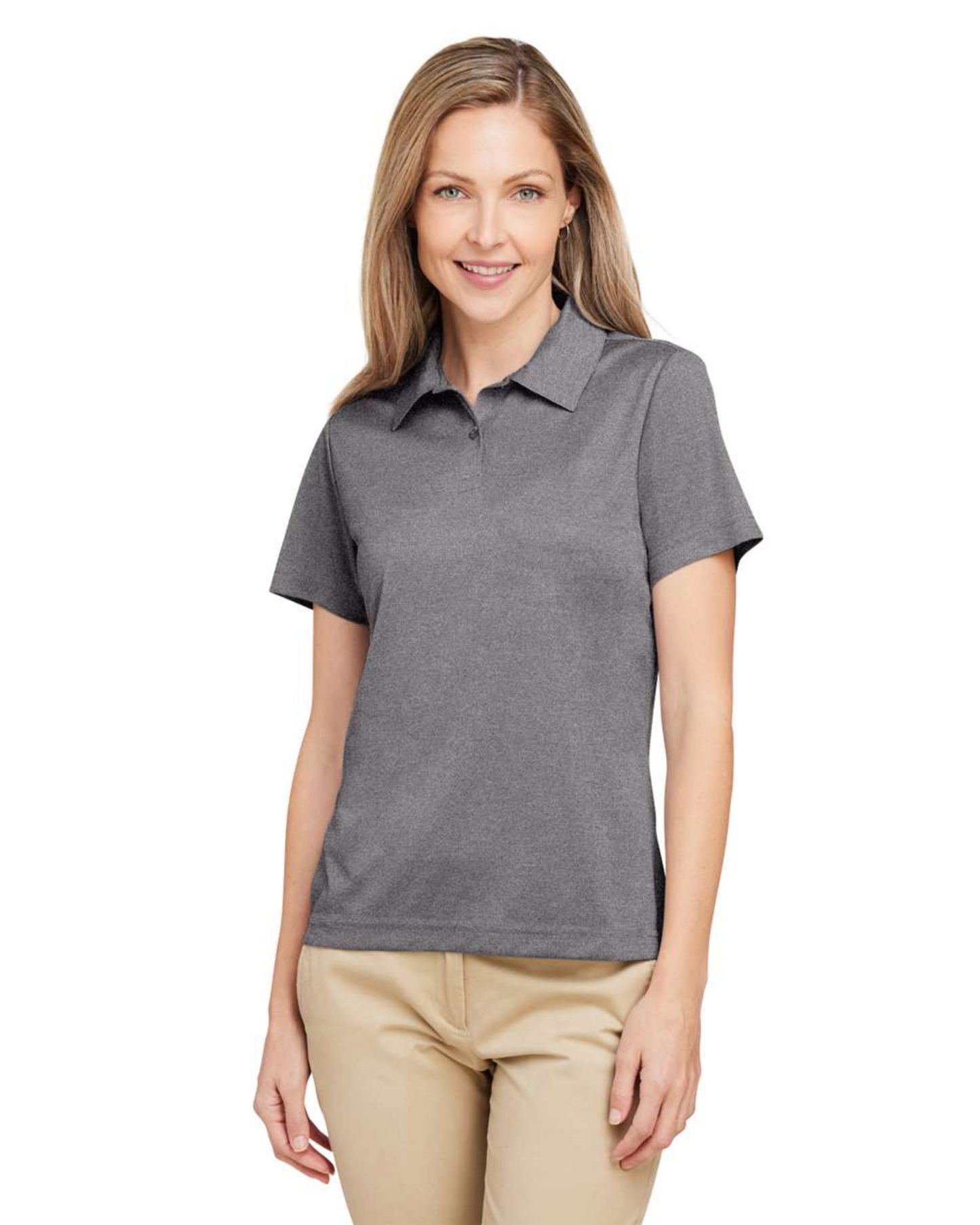 Women's Zone Sonic Heather Performance Polo ─ Team 365 TT51HW