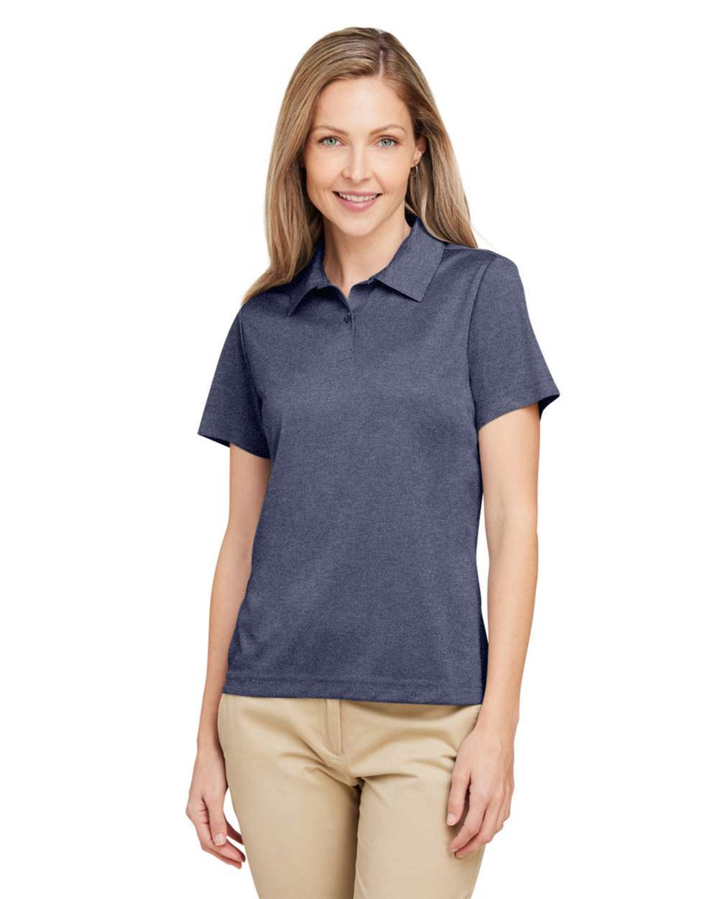 Women's Zone Sonic Heather Performance Polo ─ Team 365 TT51HW