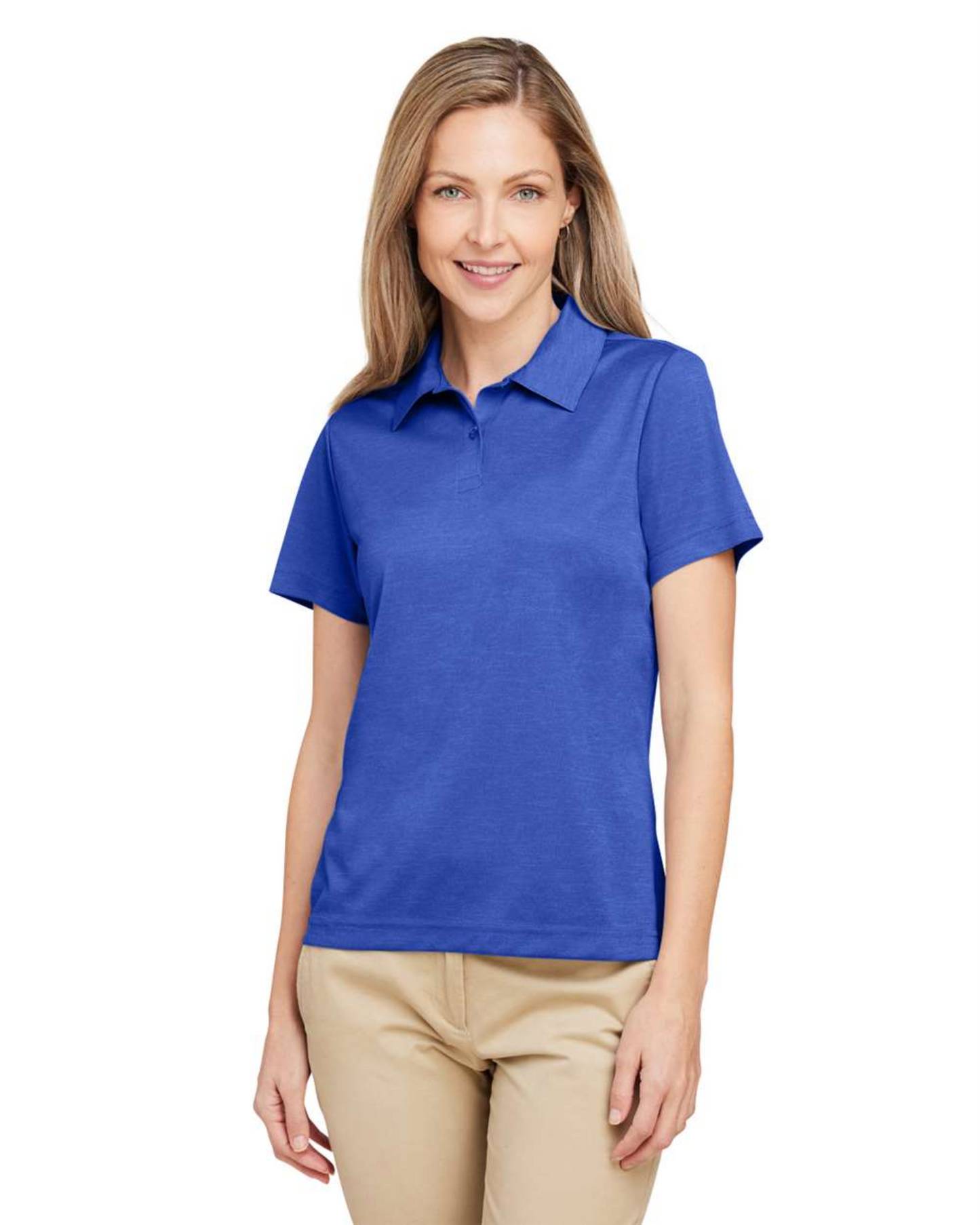 Women's Zone Sonic Heather Performance Polo ─ Team 365 TT51HW