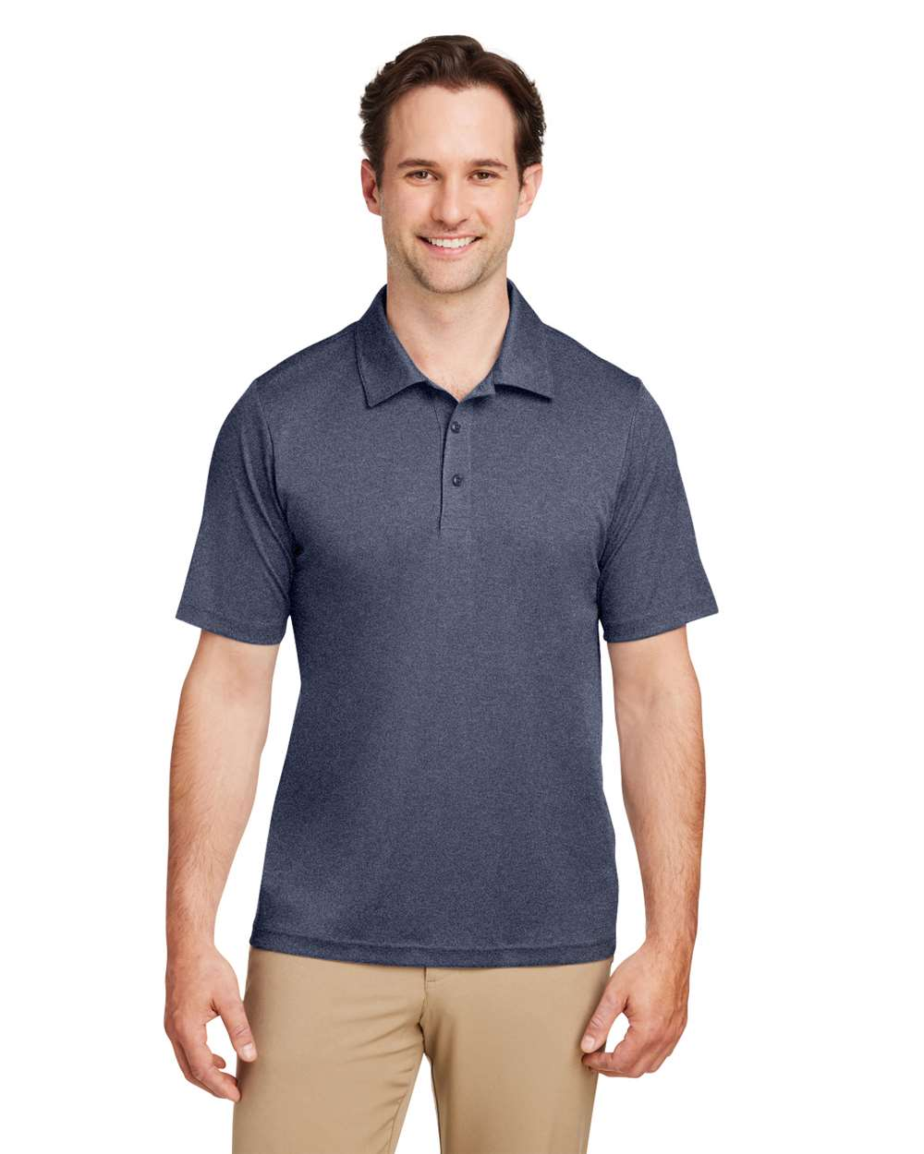 Zone Sonic Heather Performance Polo ─ Team 365 TT51H