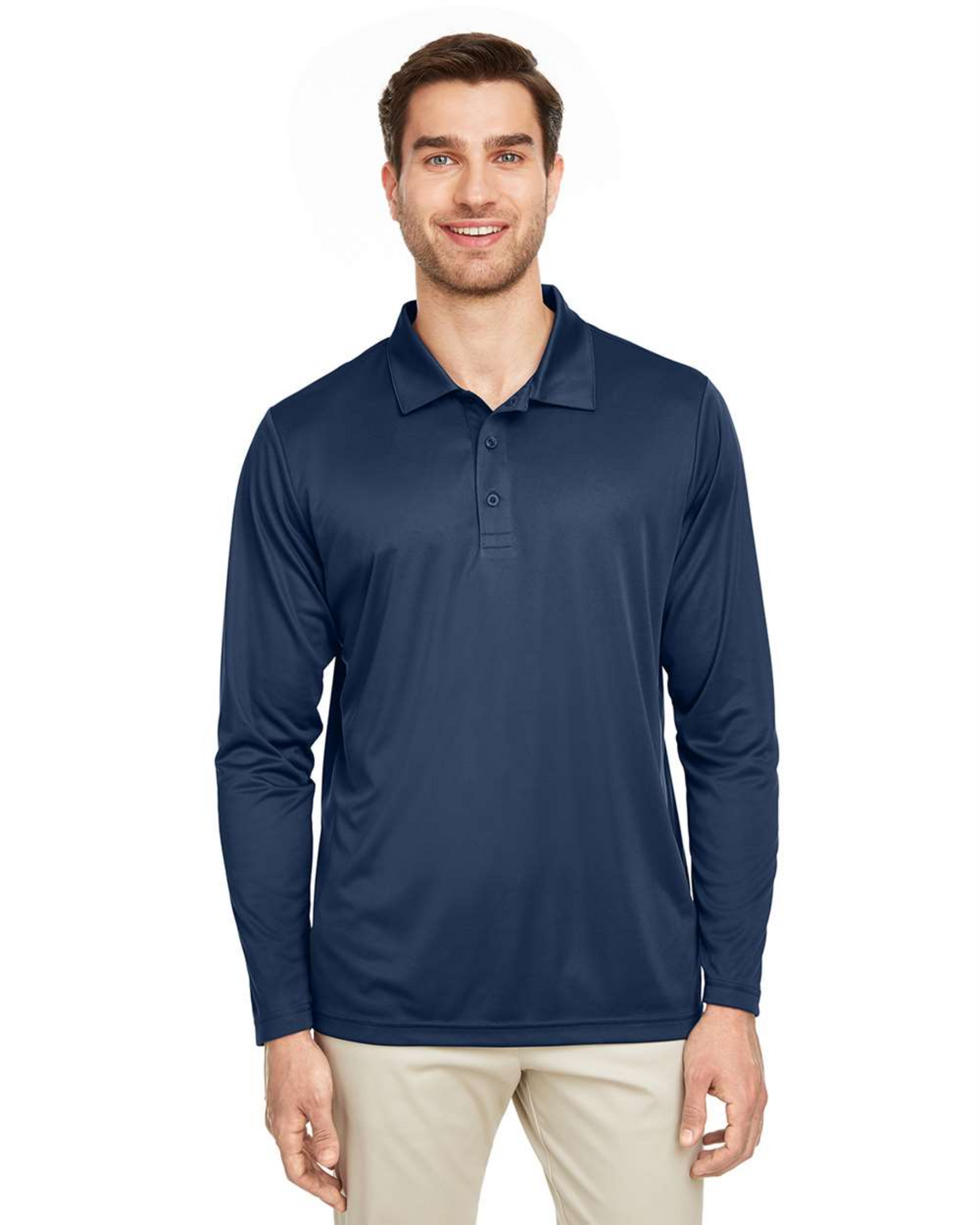 Zone Performance Long Sleeve Polo ─ Team 365 - TT51L