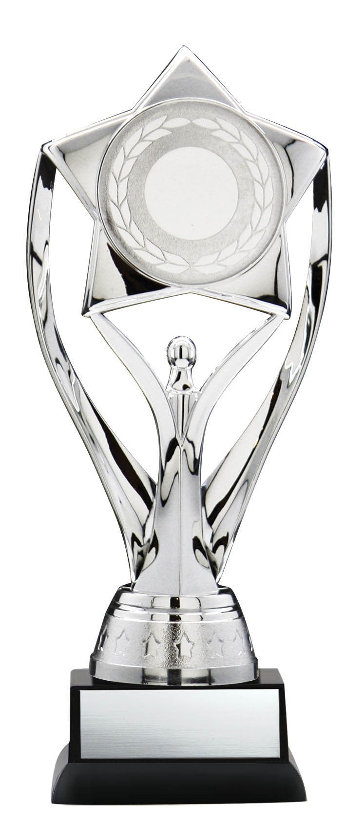 Trophy With Insert Holder on Black Base 8’’ & 9’’ - Energy Series TWE2