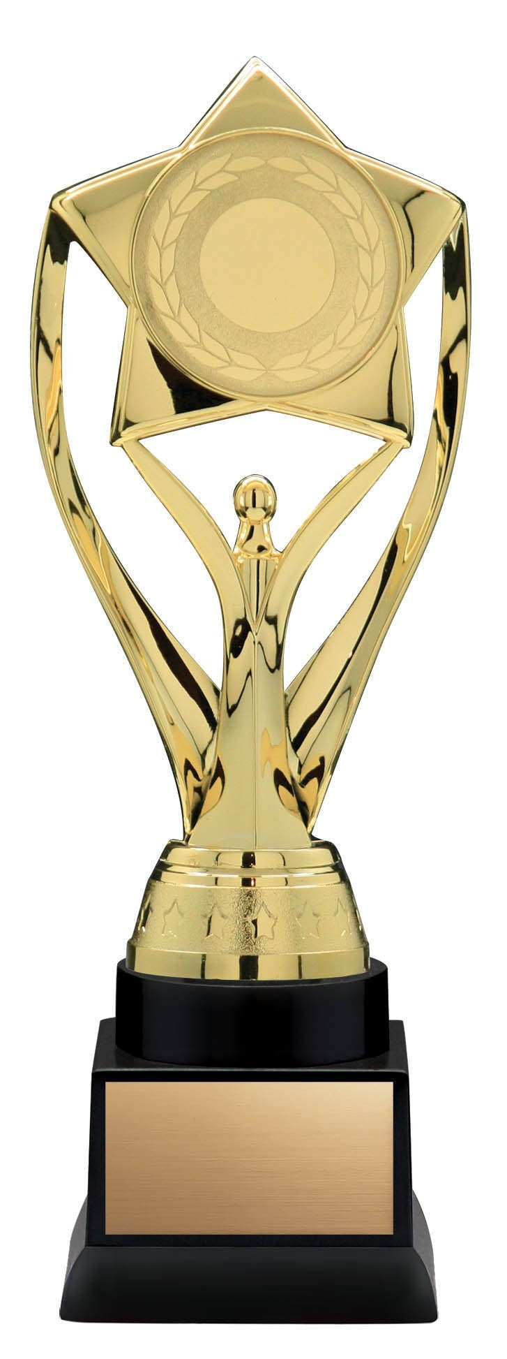 Trophy With Insert Holder on Black Base 8’’ & 9’’ - Energy Series TWE2
