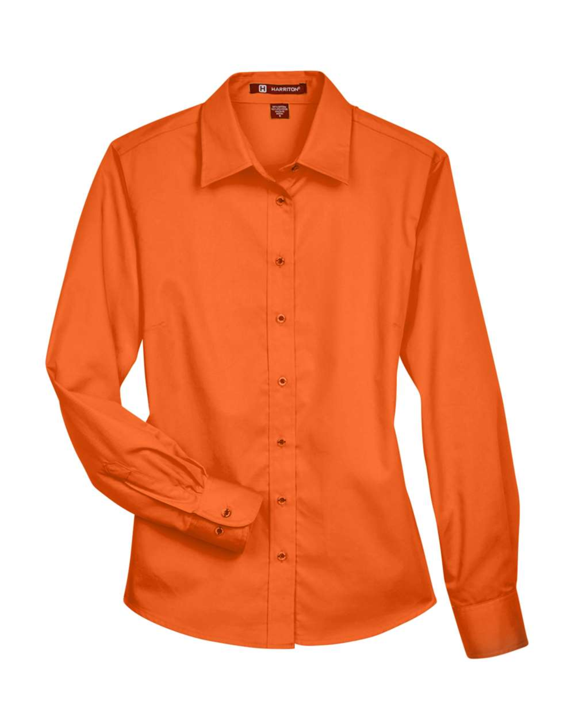 Ladies' Easy Blend™ Long Sleeve Twill Dress Shirt with Stain-Release -Harriton M500W