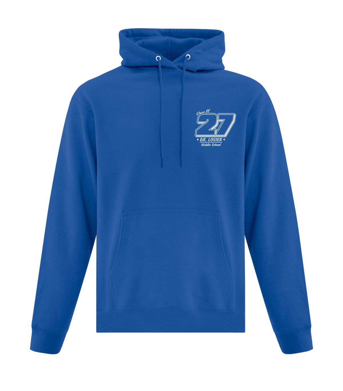 Grad Hoodie - Team Royal - Dr. Losier School 2027