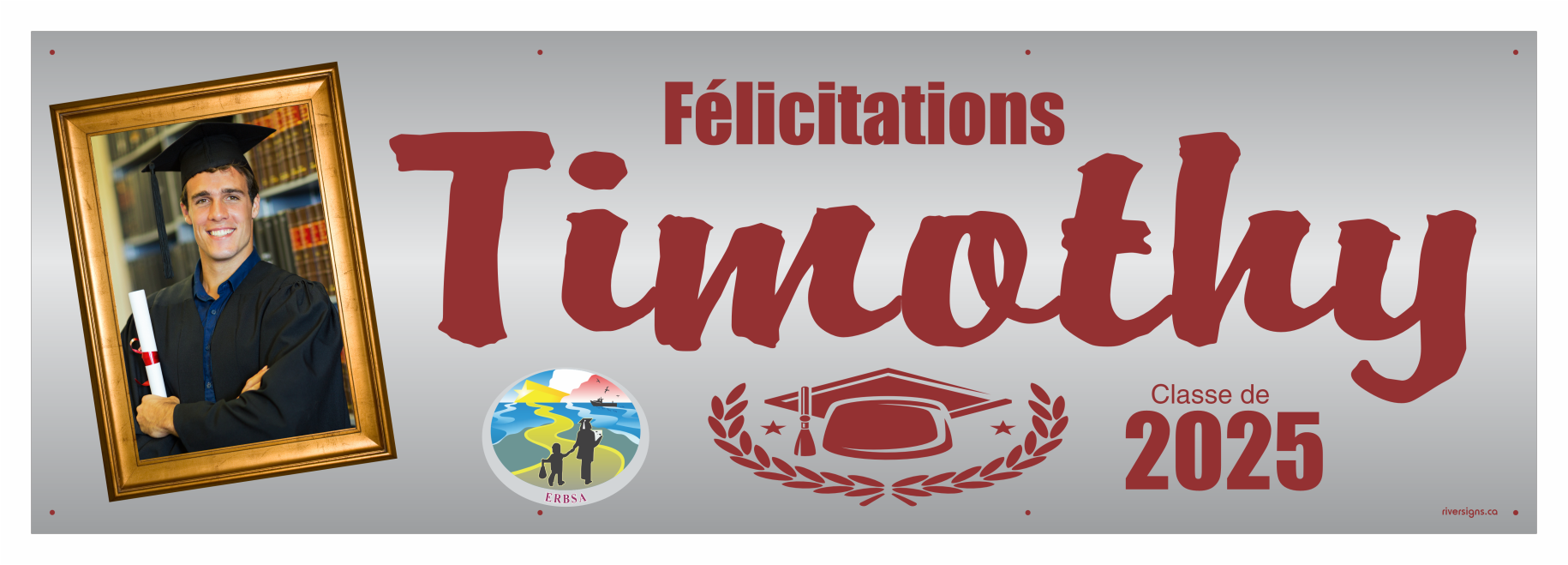 The ’Timothy’ Banner - 2’ x 6’