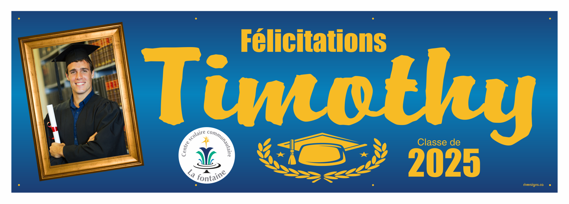 The ’Timothy’ Banner - 2’ x 6’
