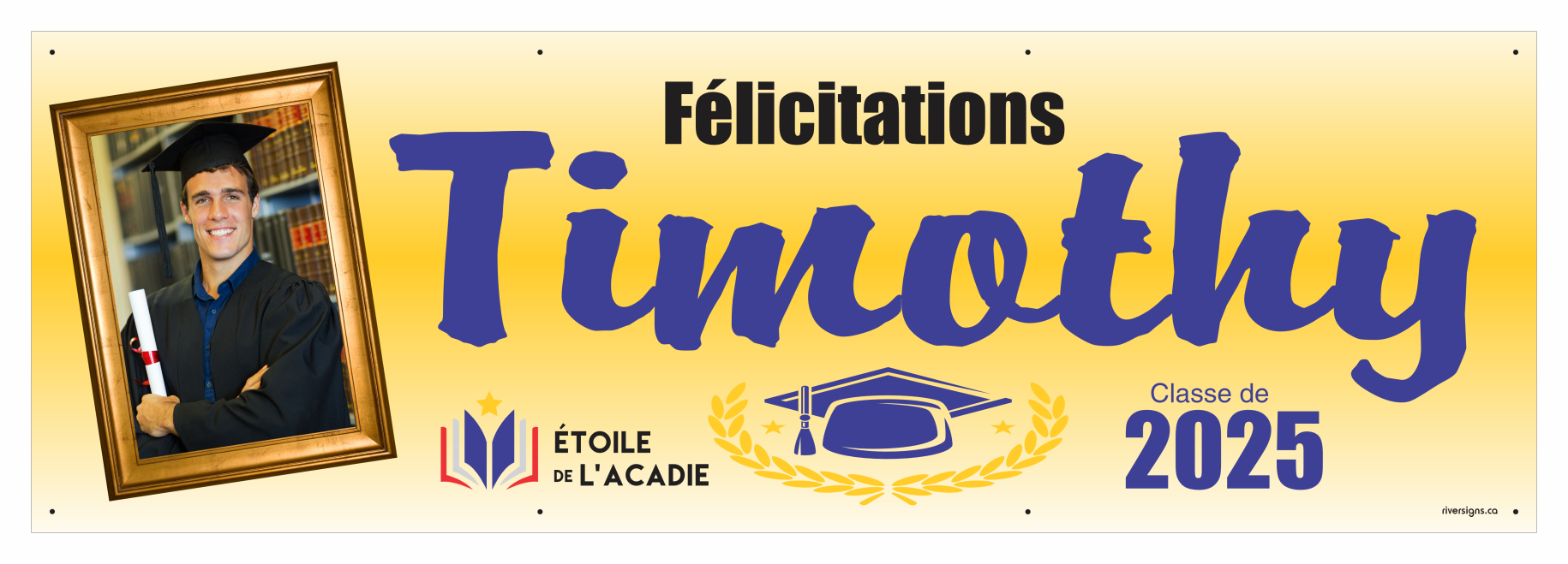 The ’Timothy’ Banner - 2’ x 6’