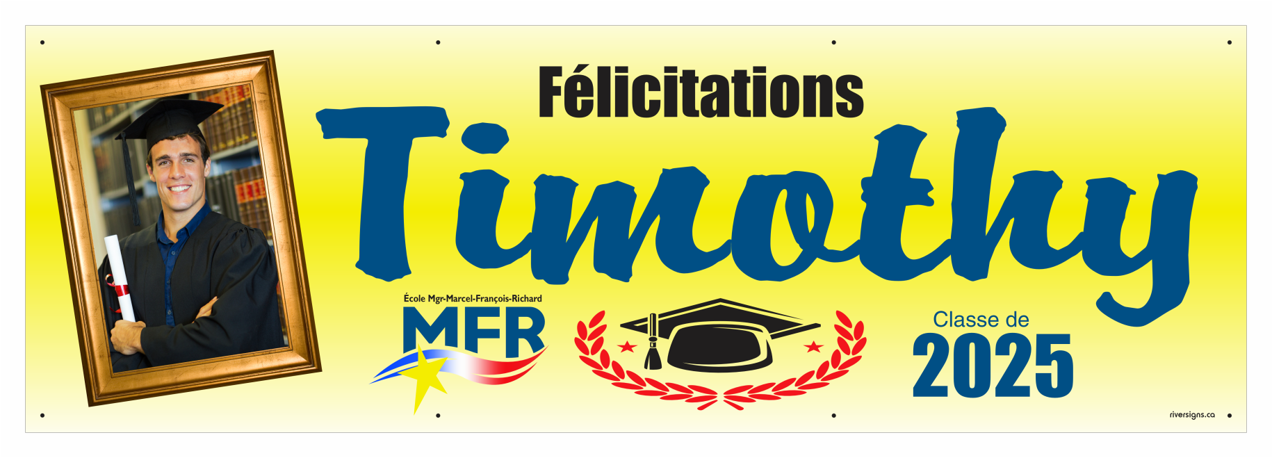 The ’Timothy’ Banner - 2’ x 6’