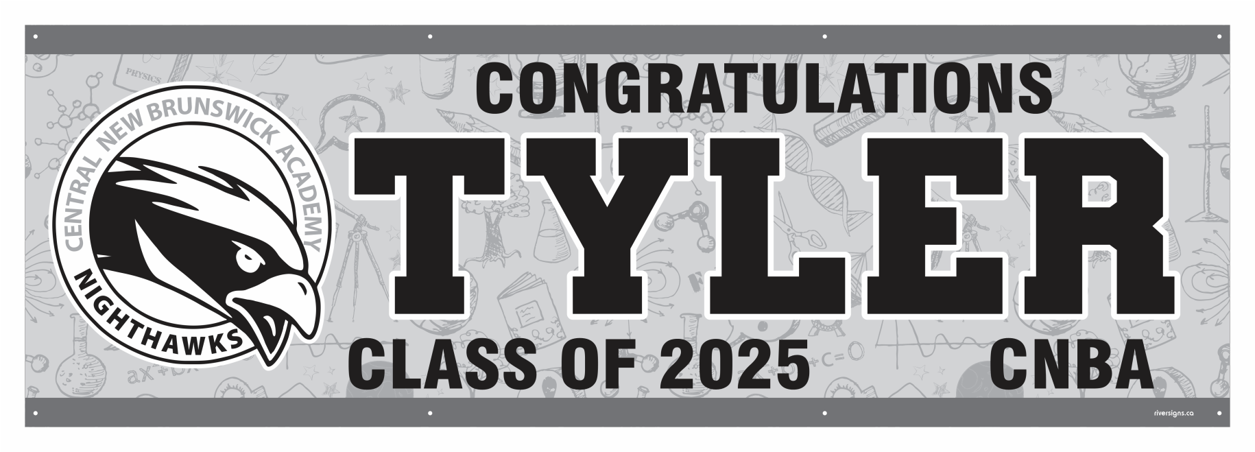 The ’Tyler’ Banner - 2’ x 6’