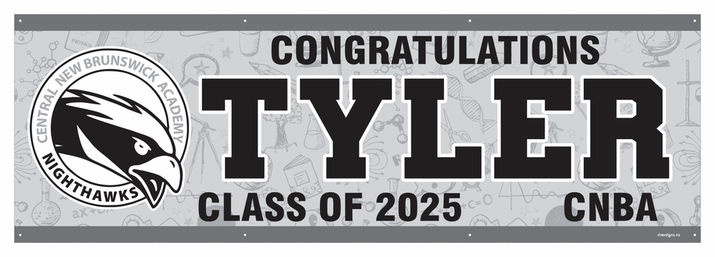 The ’Tyler’ Banner - 2’ x 6’