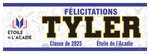 The ’Tyler’ Banner - 2’ x 6’