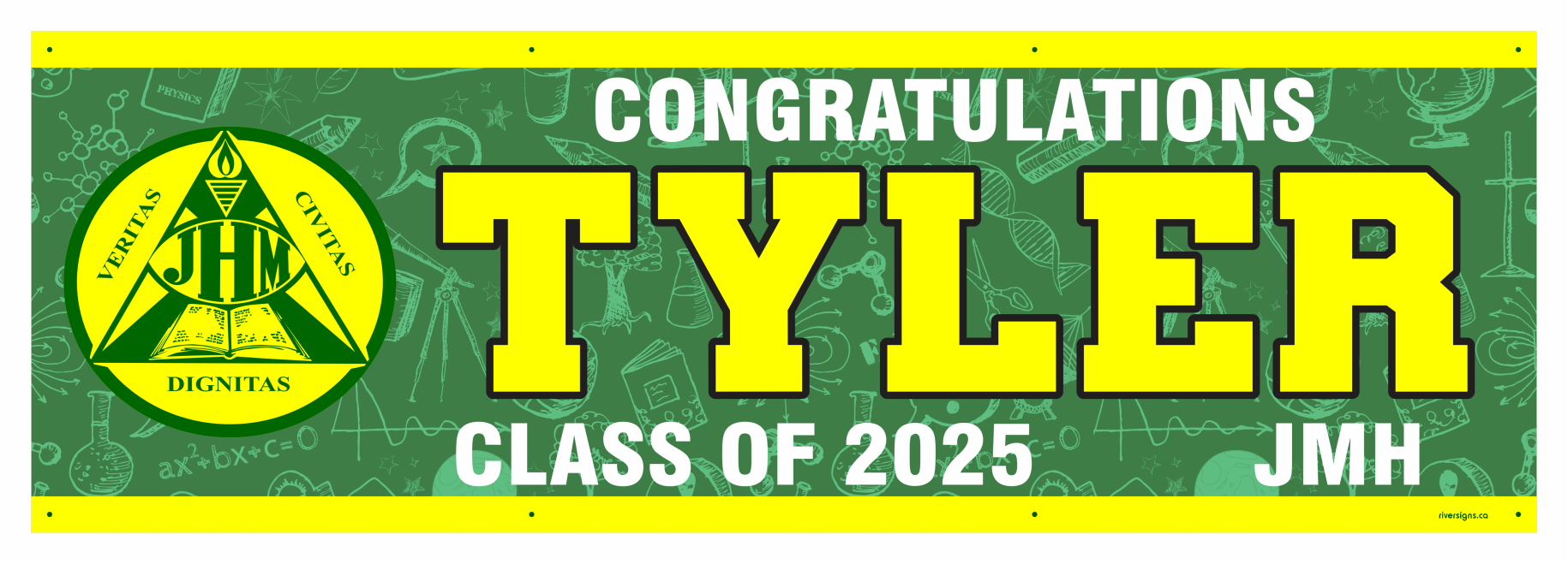The ’Tyler’ Banner - 2’ x 6’