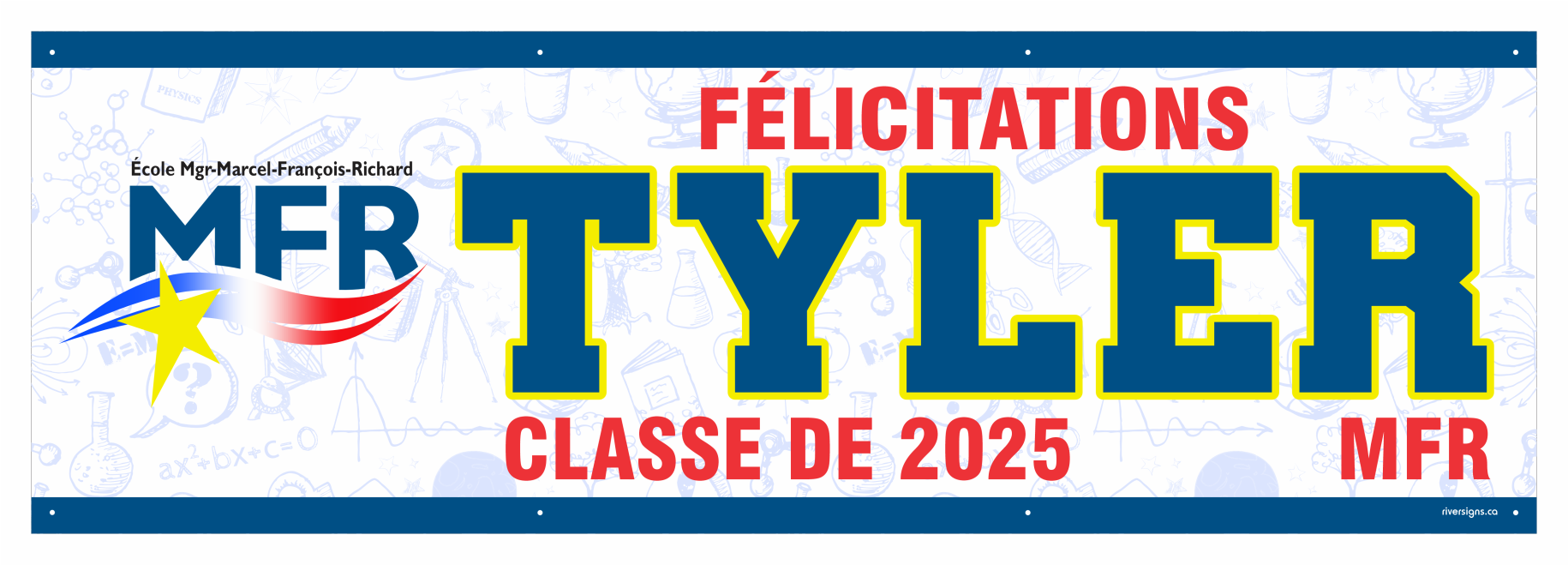 The ’Tyler’ Banner - 2’ x 6’