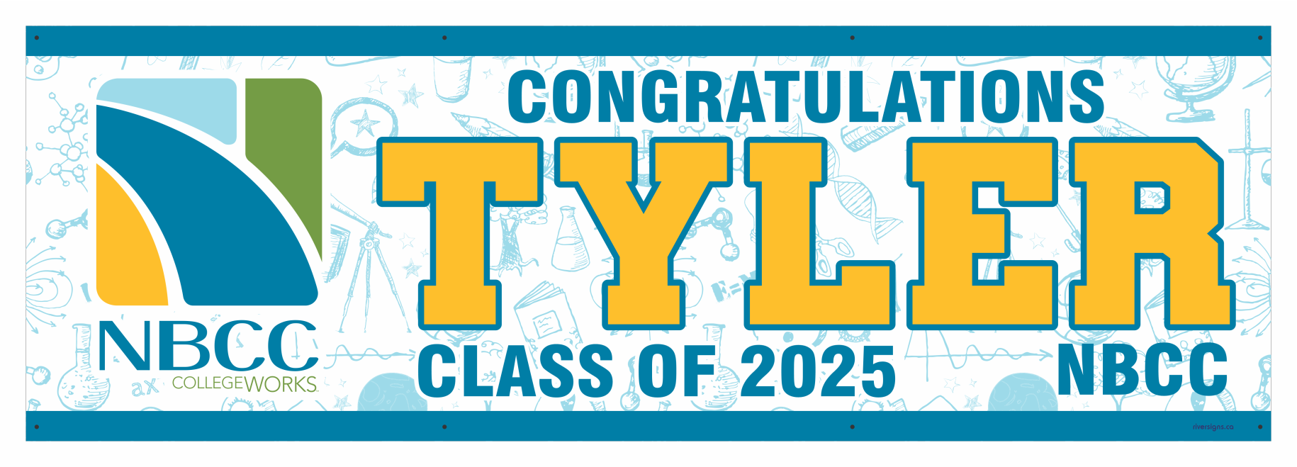 The ’Tyler’ Banner - 2’ x 6’