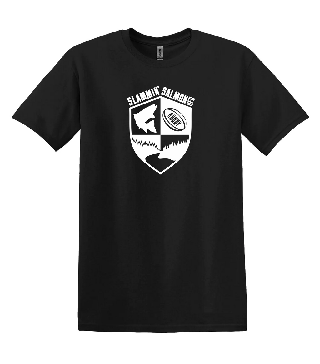 Miramichi Rugby - Black - Unisex Cotton T-Shirt