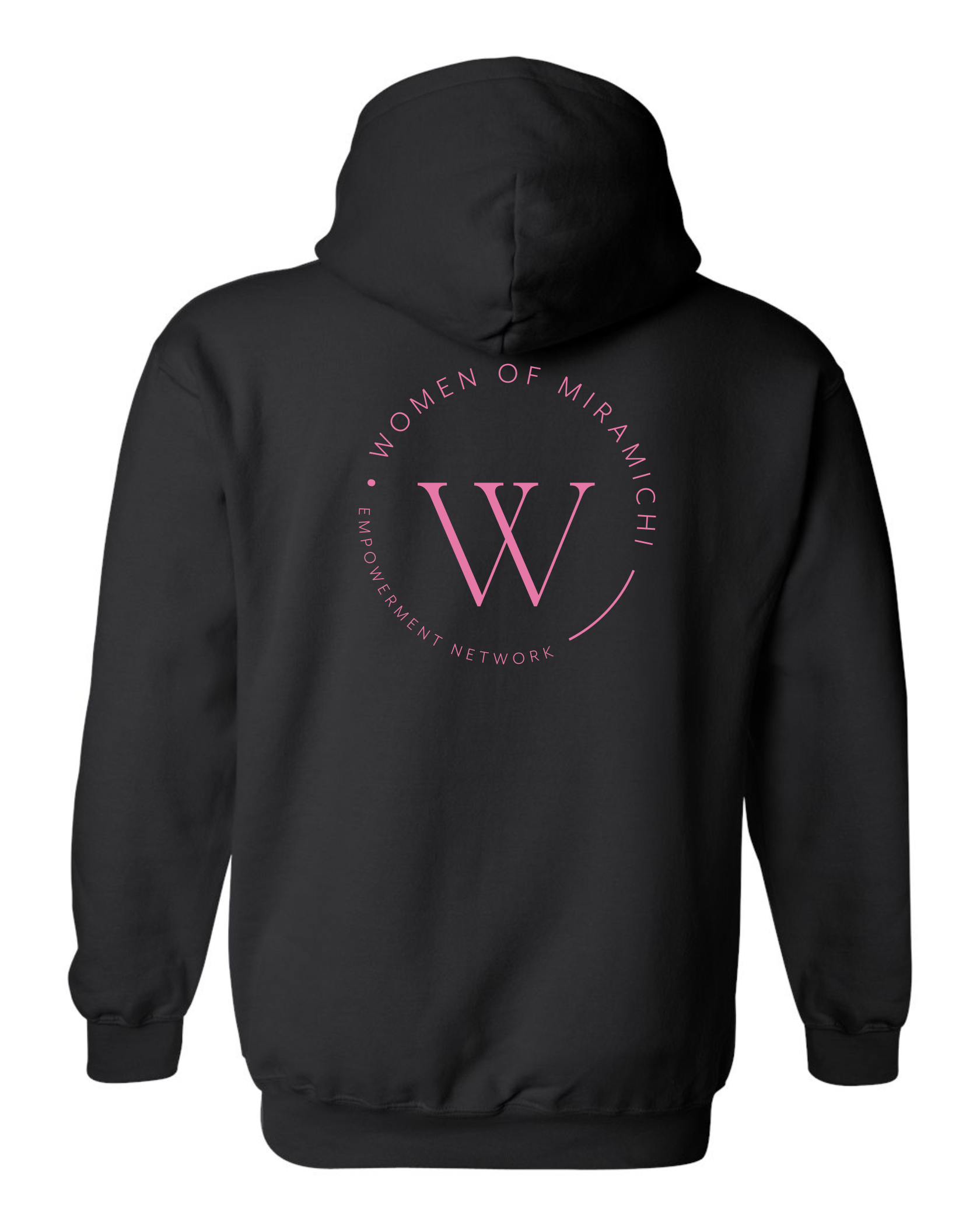 Black Adult Hoodie ─Women Of Miramichi─ Gildan 18500