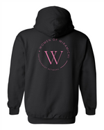 Black Adult Hoodie ─Women Of Miramichi─ Gildan 18500