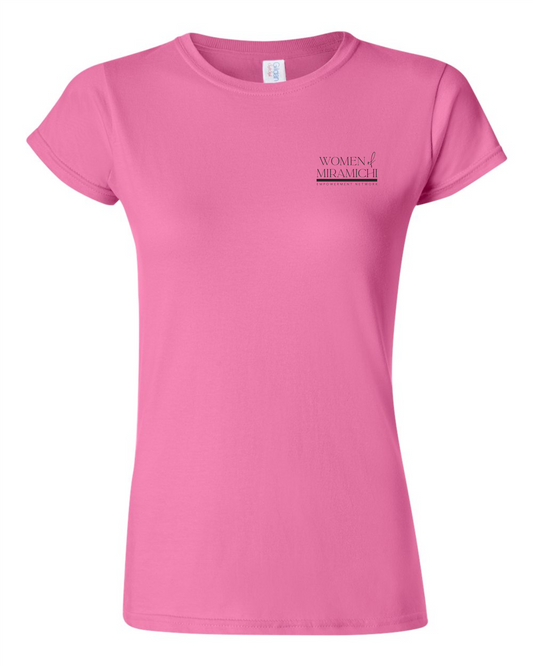 Azalea Colour Ladies' T-Shirt ─Women Of Miramichi─ Gildan 64000L