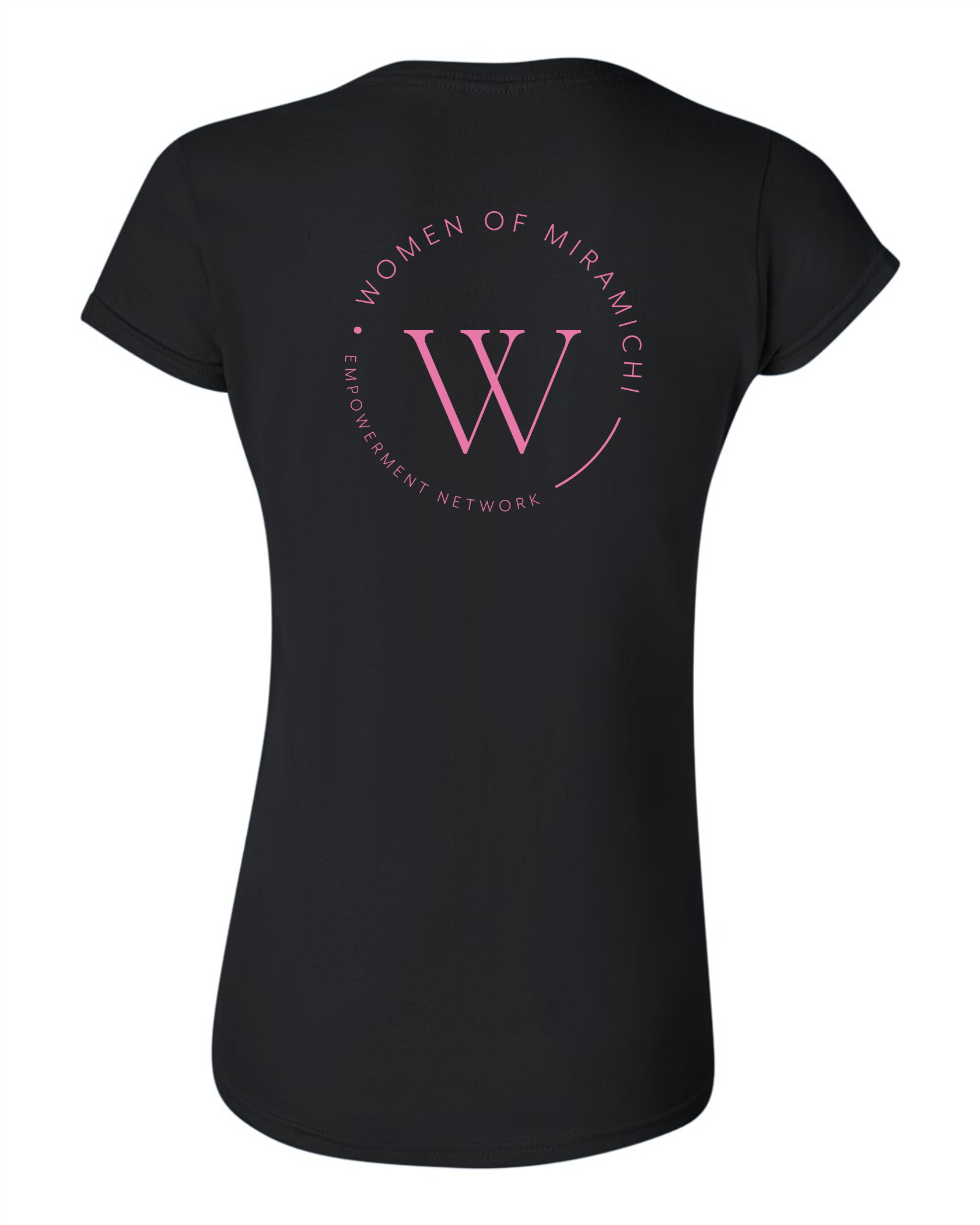 Black Ladies' T-Shirt ─Women Of Miramichi─ Gildan 64000L