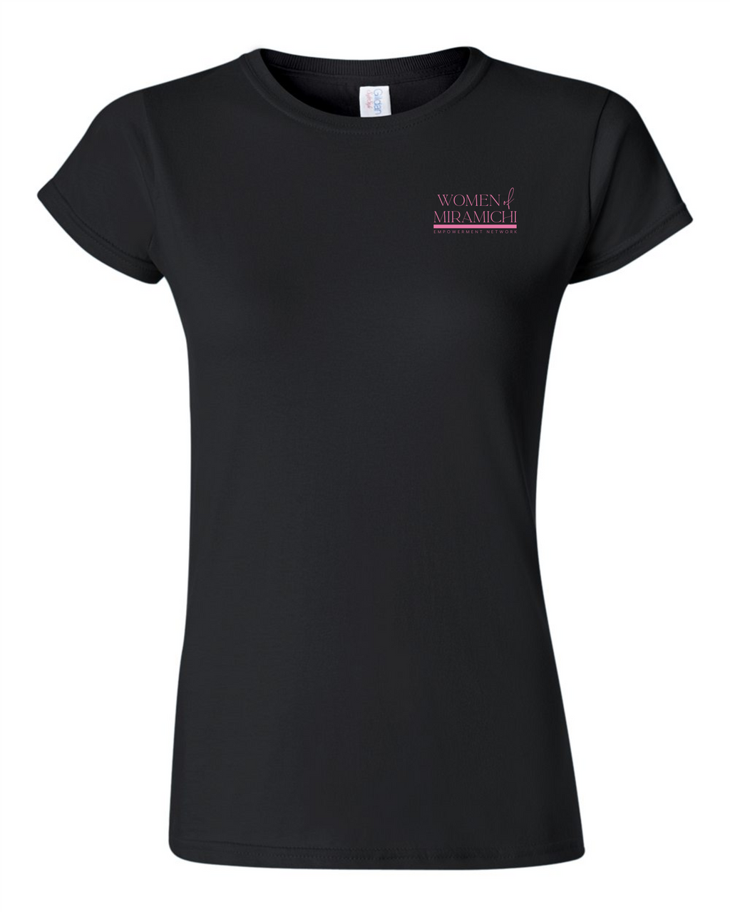 Black Ladies' T-Shirt ─Women Of Miramichi─ Gildan 64000L