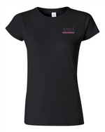 Black Ladies' T-Shirt ─Women Of Miramichi─ Gildan 64000L