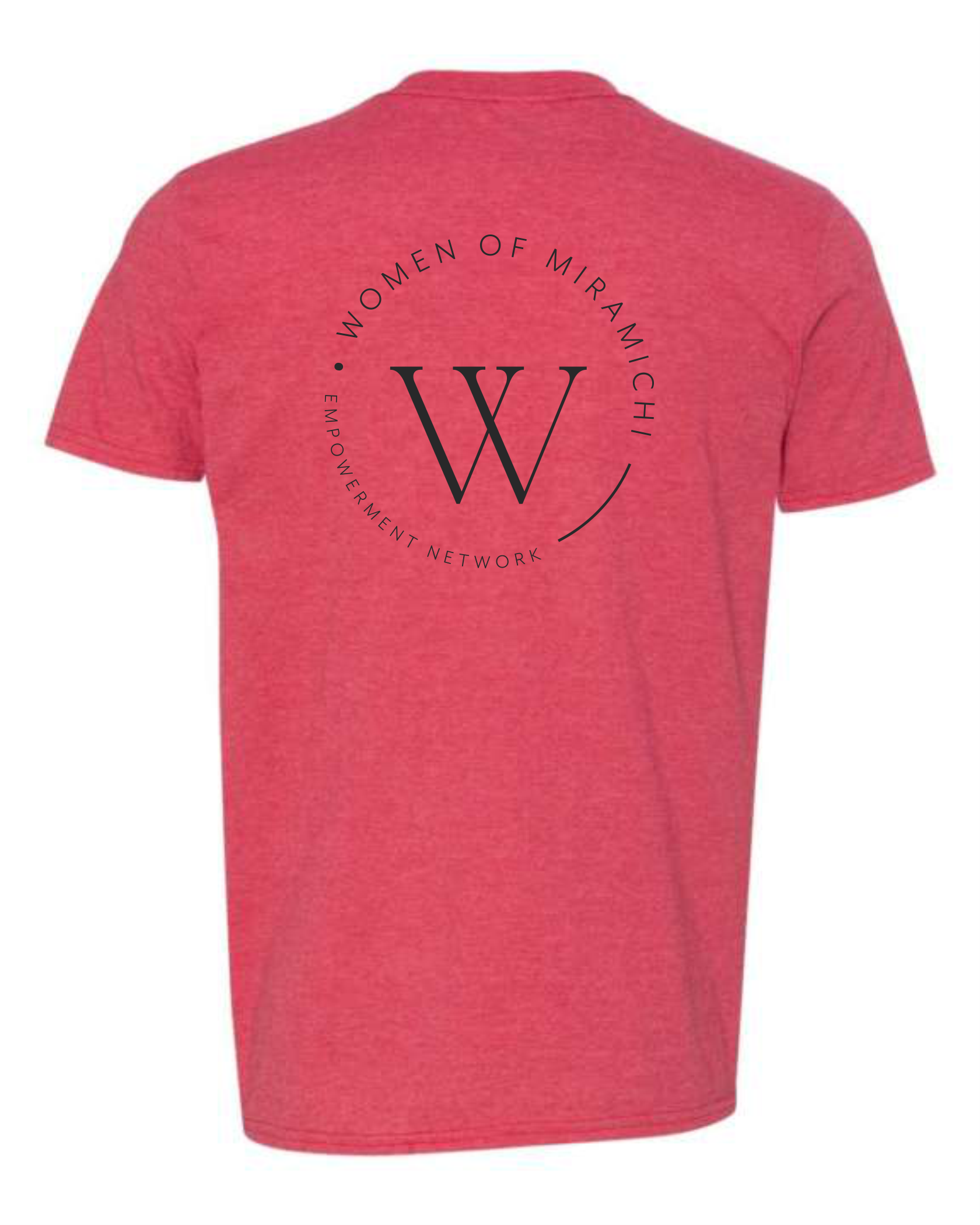 Heather Red Adult T-Shirt ─Women Of Miramichi─ Gildan 64000