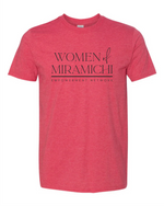 Heather Red Adult T-Shirt ─Women Of Miramichi─ Gildan 64000