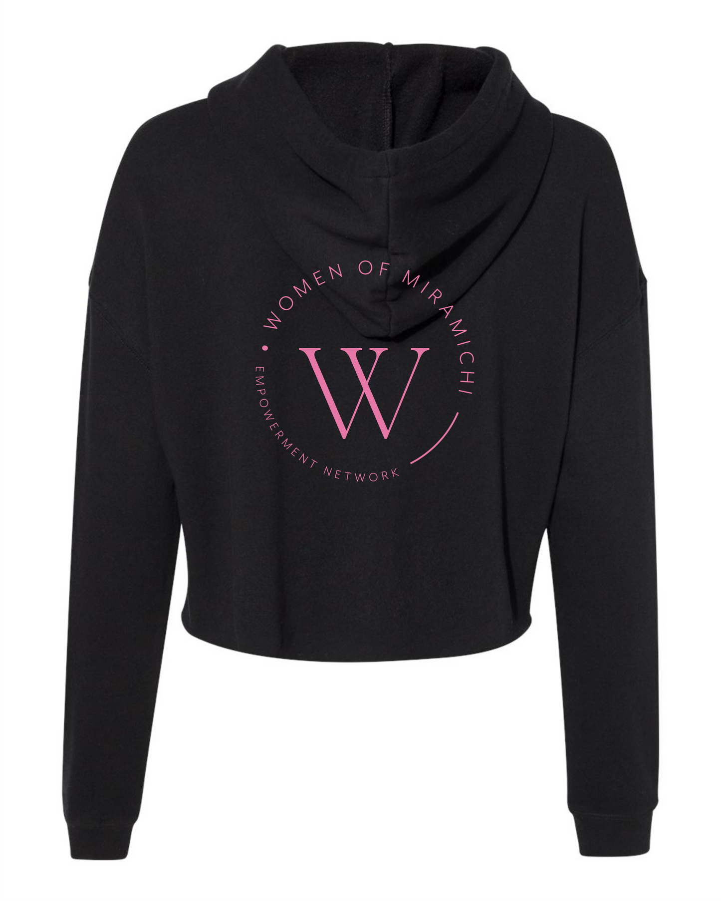 Black Cropped Hoodie ─Women Of Miramichi─ AFX64CRP
