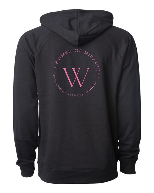 Black unisex Hoodie ─Women Of Miramichi─ SS1000