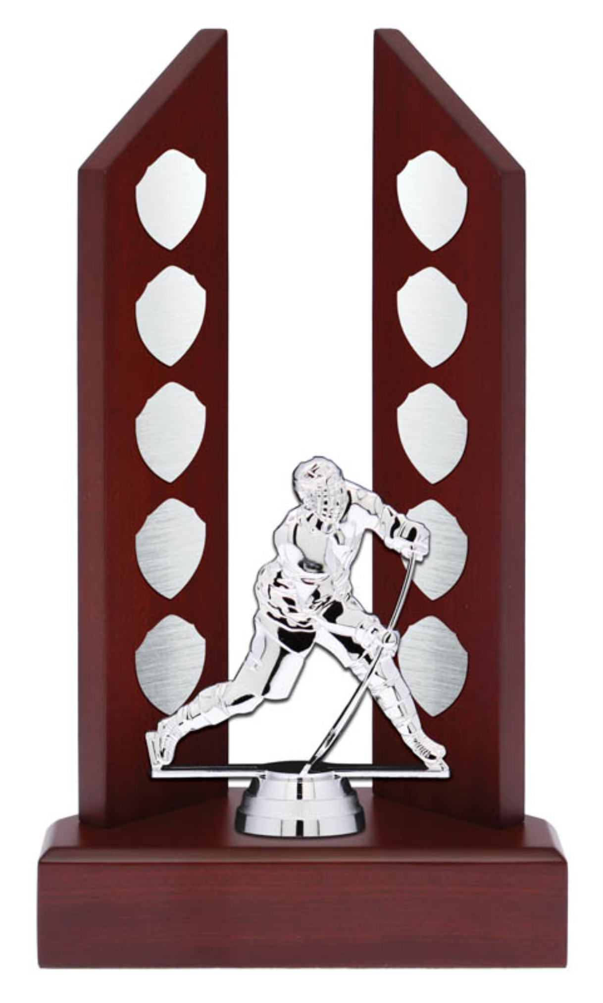 Perpetual Award - Mahogany Finish 14" Annual trophy - WTP2012
