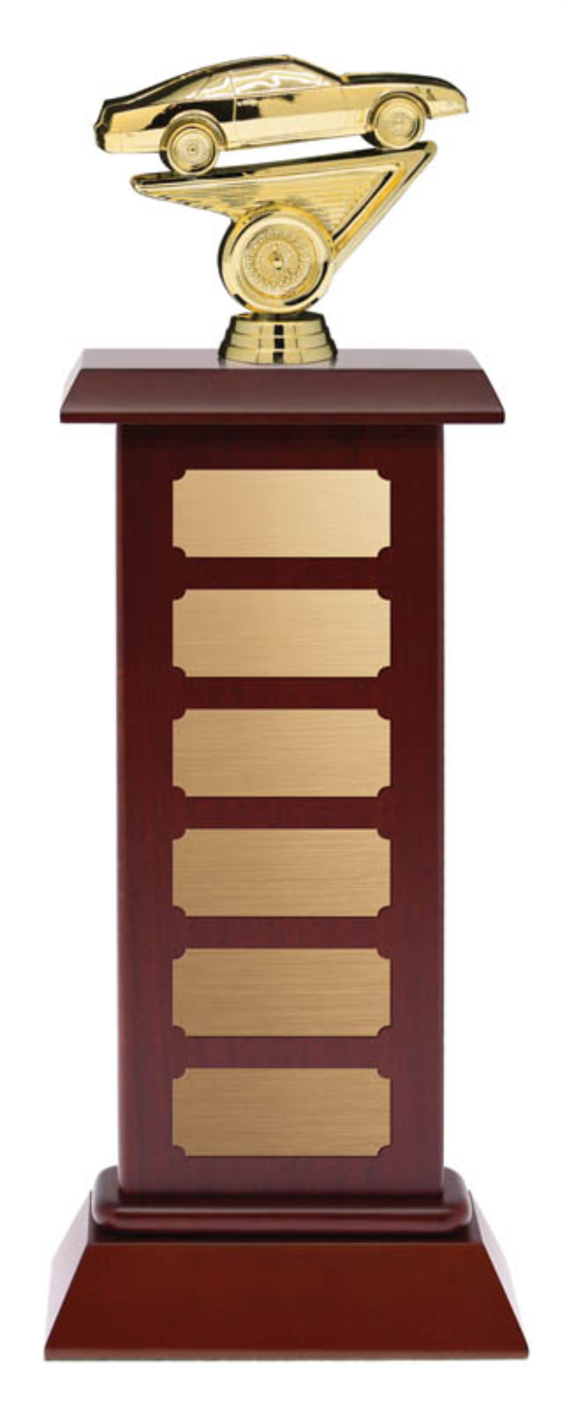 Perpetual Award - Mahogany Finish 11.5" Annual trophy - WTP2036